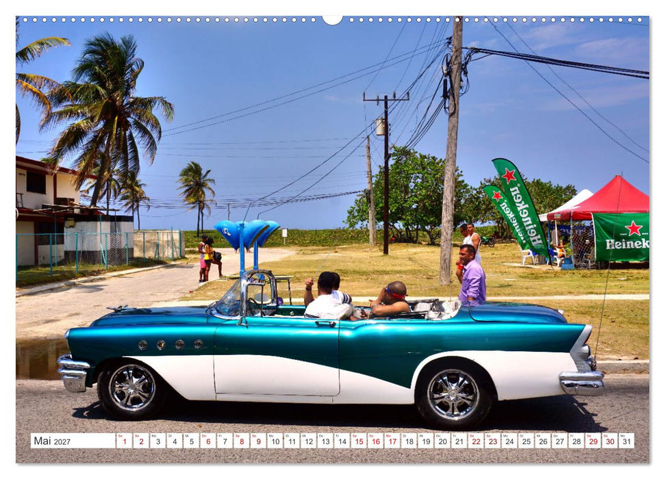 BUICK '55 - Mit 70 unterwegs in Kuba (CALVENDO Premium Wandkalender 2027)