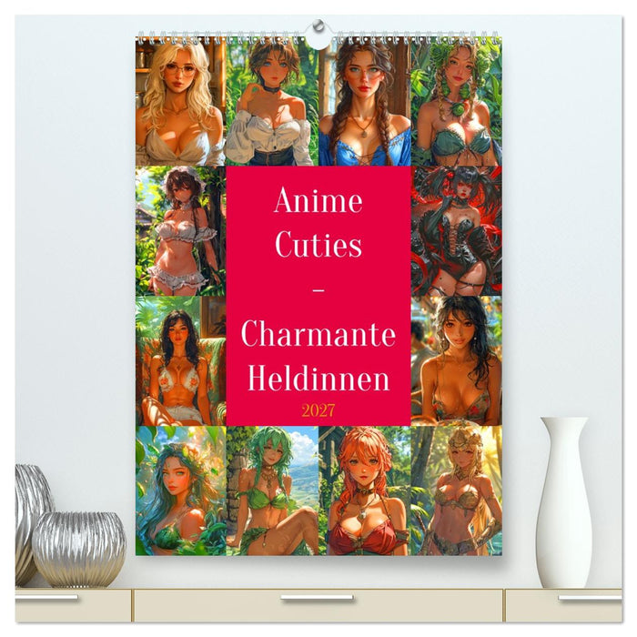 Anime Cuties - Charmante Heldinnen (CALVENDO Premium Wandkalender 2027)