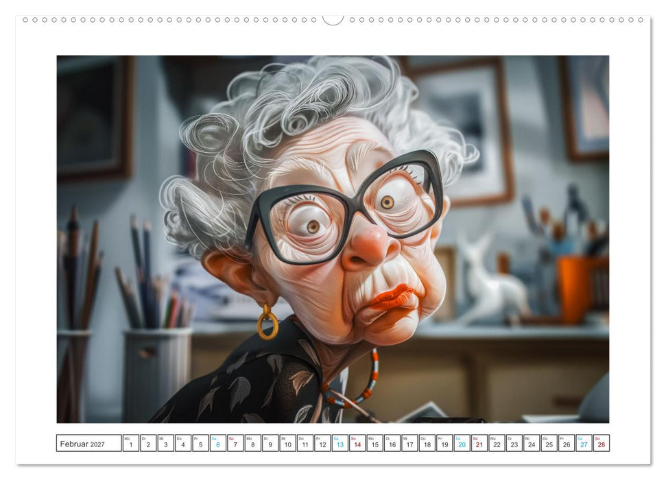 Alt, aber nicht leise (CALVENDO Premium Wandkalender 2027)