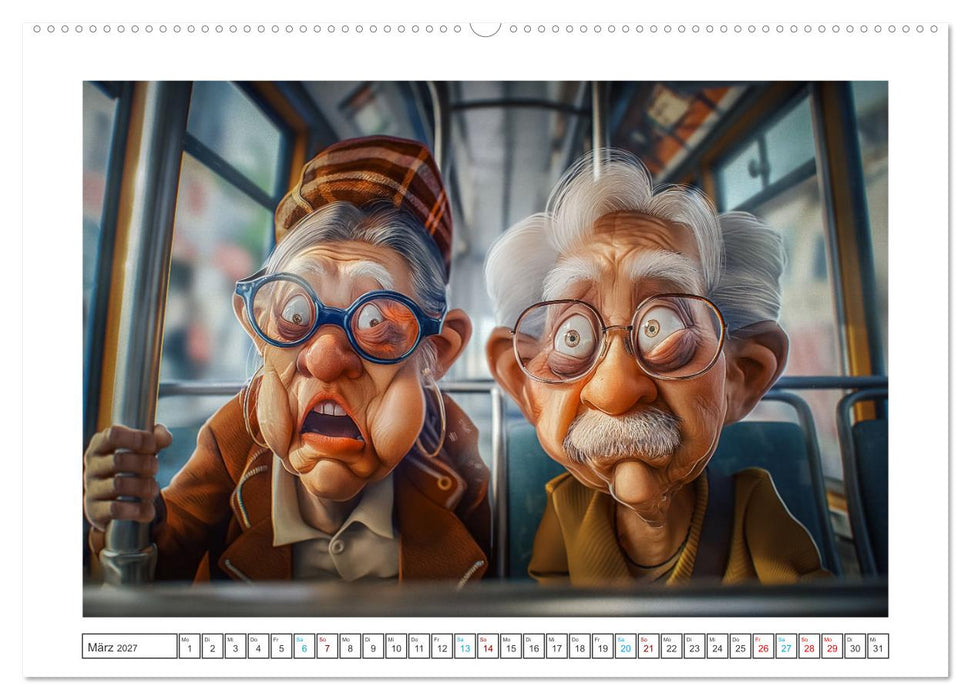 Alt, aber nicht leise (CALVENDO Premium Wandkalender 2027)