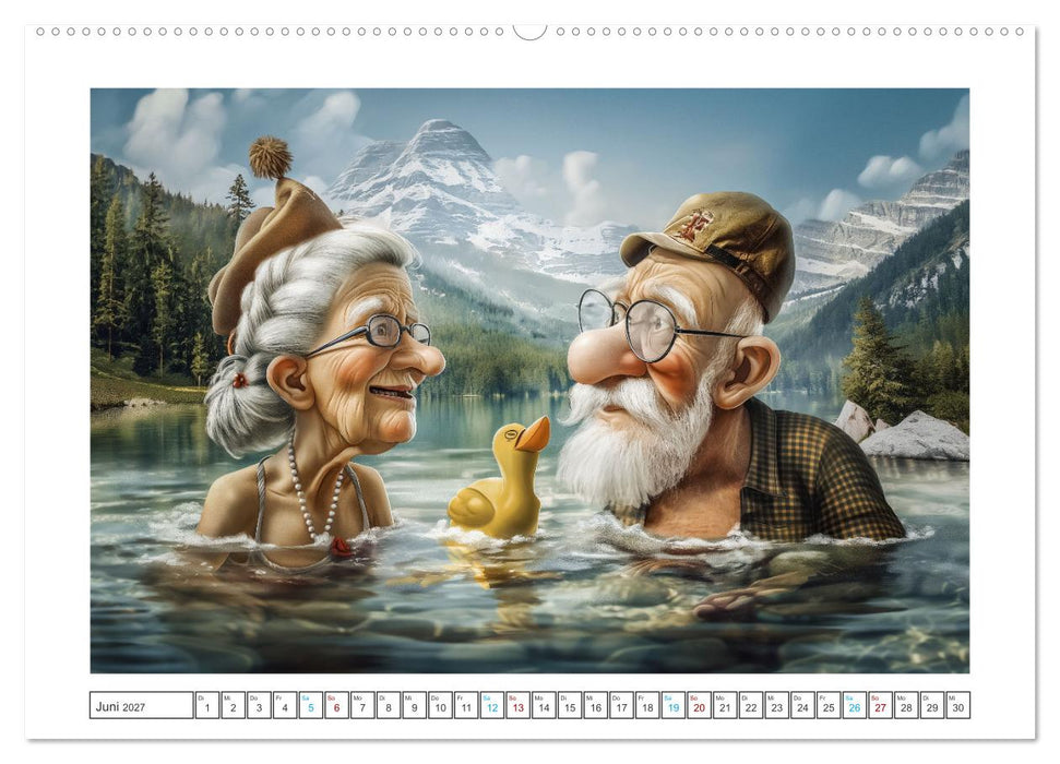 Alt, aber nicht leise (CALVENDO Premium Wandkalender 2027)