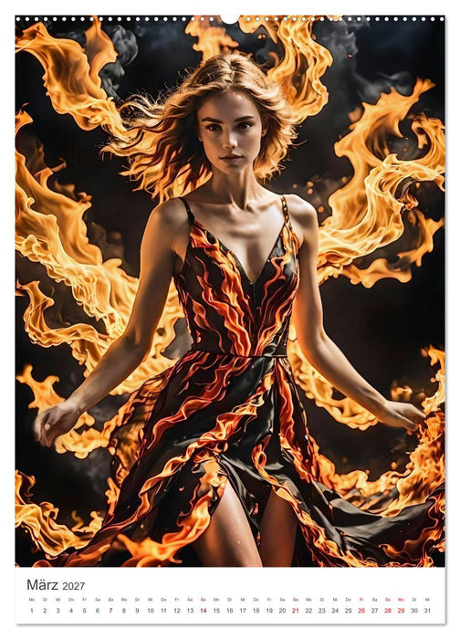 Elemental Elegance - Mode inspiriert von den Kräften der Natur (CALVENDO Wandkalender 2027)