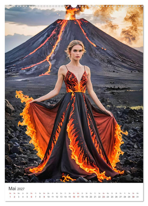 Elemental Elegance - Mode inspiriert von den Kräften der Natur (CALVENDO Wandkalender 2027)