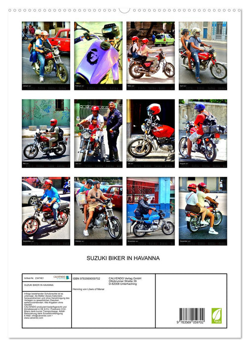 SUZUKI BIKER IN HAVANNA (CALVENDO Premium Wandkalender 2027)