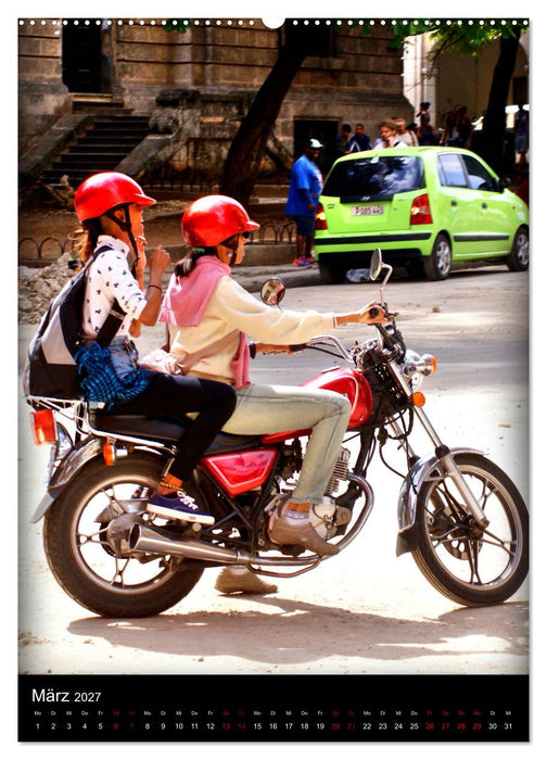 SUZUKI BIKER IN HAVANNA (CALVENDO Premium Wandkalender 2027)