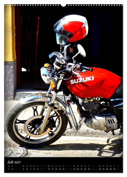 SUZUKI BIKER IN HAVANNA (CALVENDO Premium Wandkalender 2027)