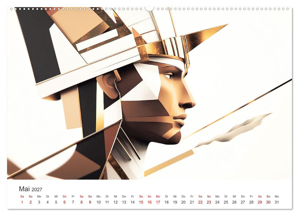 Die Farben des Origami (CALVENDO Premium Wandkalender 2027)