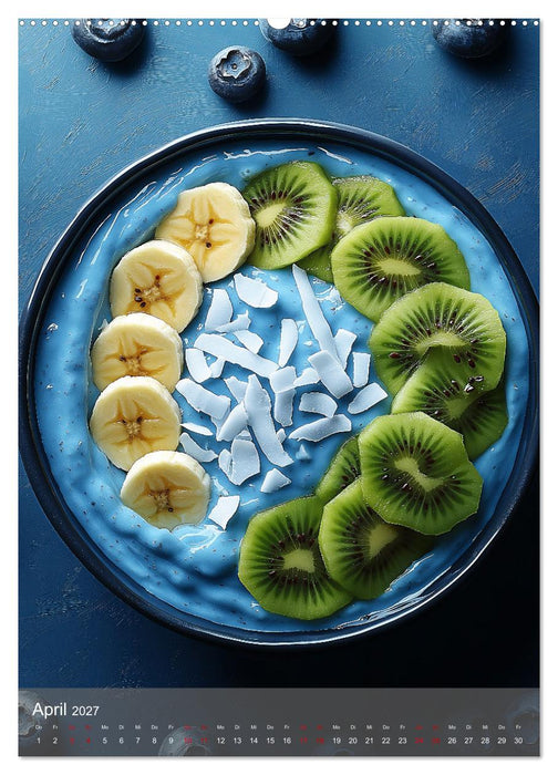 Smoothie Bowls - frisch und fruchtig durchs Jahr (CALVENDO Premium Wandkalender 2027)