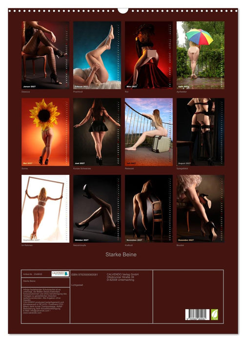 Starke Beine (CALVENDO Wandkalender 2027)