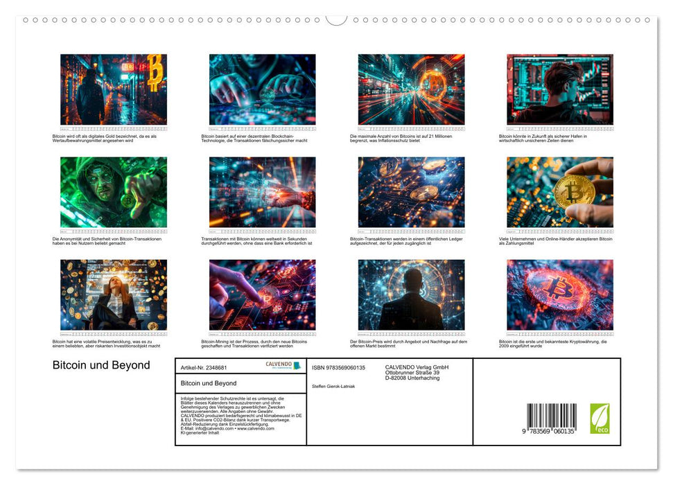 Bitcoin und Beyond (CALVENDO Premium Wandkalender 2027)