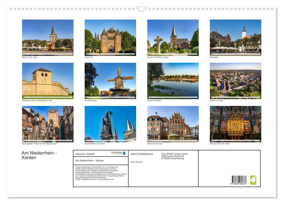 Am Niederrhein - Xanten (CALVENDO Wandkalender 2027)