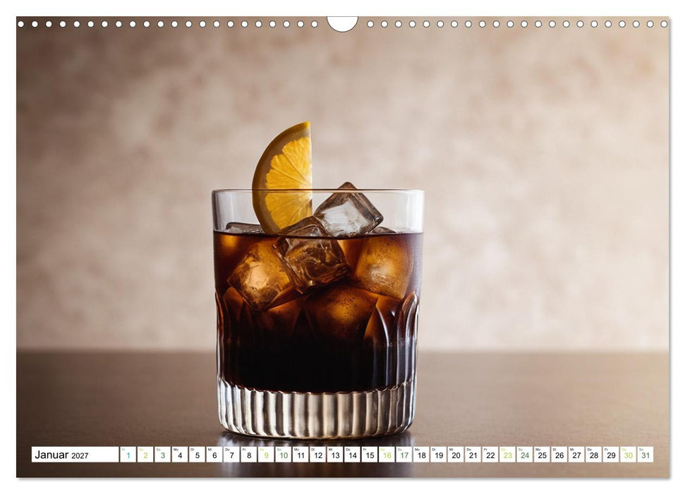 Dein Monat dein Cocktail (CALVENDO Wandkalender 2027)