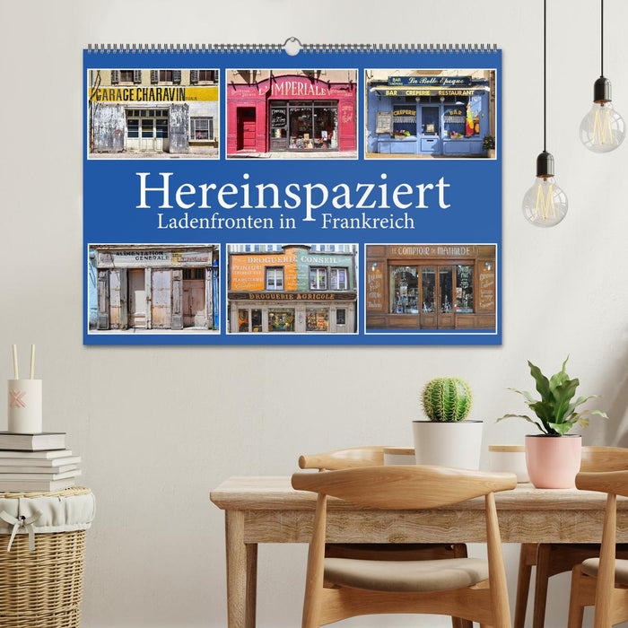 Hereinspaziert – Ladenfronten in Frankreich (CALVENDO Wandkalender 2027)