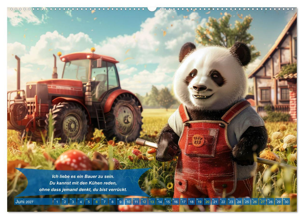Der tierisch lustige Bauern-Kalender (CALVENDO Premium Wandkalender 2027)