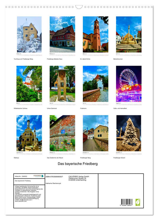 Das bayerische Friedberg (CALVENDO Wandkalender 2027)