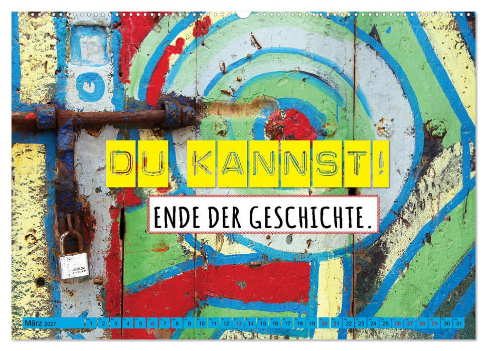Erfolg hat 3 Buchstaben TUN (CALVENDO Wandkalender 2027)