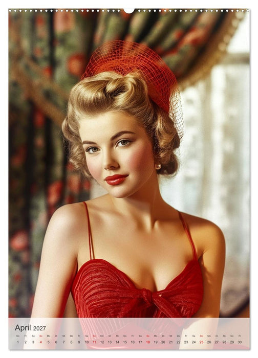 Retro PinUp Girls (CALVENDO Wandkalender 2027)