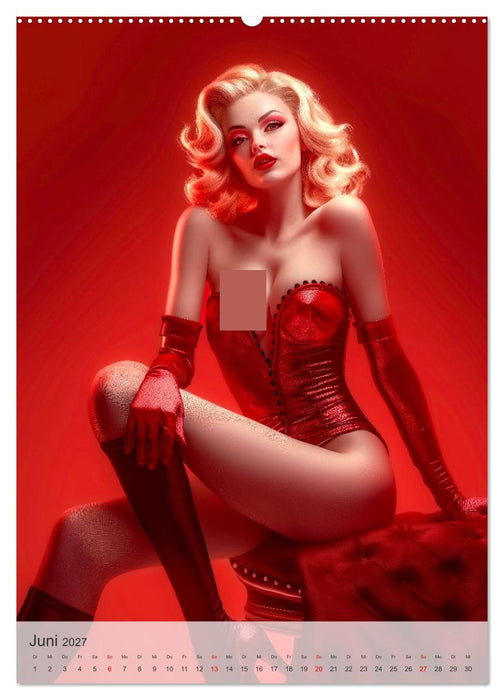 Retro PinUp Girls (CALVENDO Wandkalender 2027)
