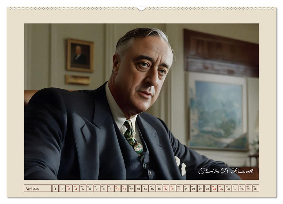 KI porträtiert Geschichte (CALVENDO Premium Wandkalender 2027)