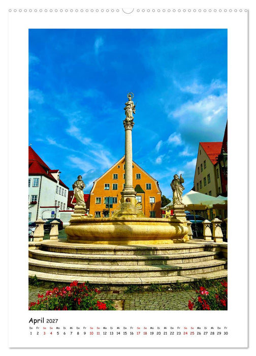 Das bayerische Friedberg (CALVENDO Premium Wandkalender 2027)
