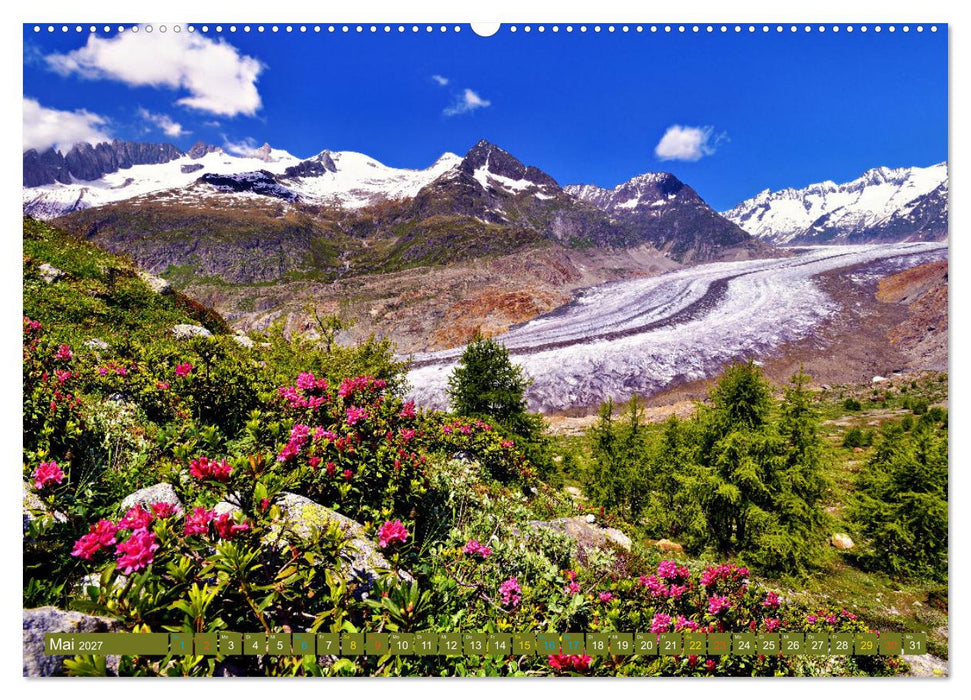 Hotspots im Wallis - Schweiz (CALVENDO Wandkalender 2027)