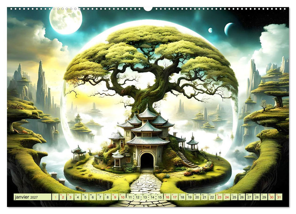 Des Portes imaginaires (CALVENDO Calendrier mensuel 2027)