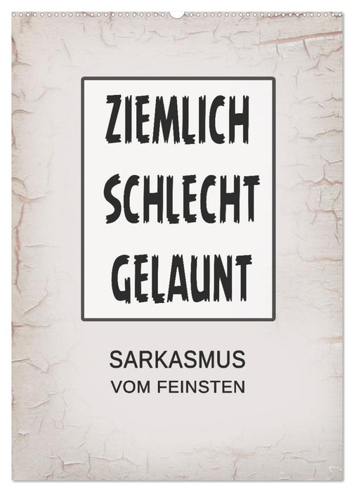 Ziemlich schlecht gelaunt (CALVENDO Wandkalender 2027)
