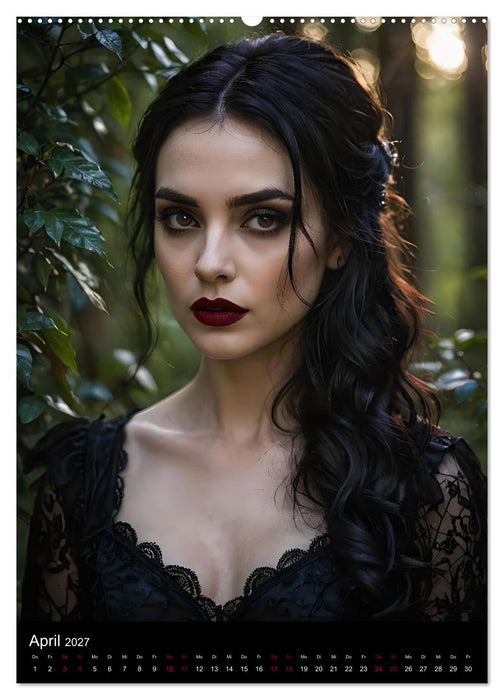 Gothic beauties - Schönheiten der Nacht (CALVENDO Wandkalender 2027)