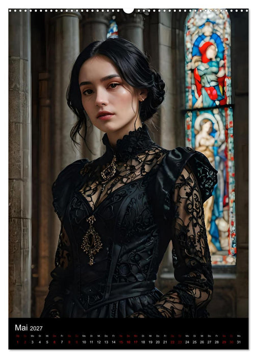 Gothic beauties - Schönheiten der Nacht (CALVENDO Wandkalender 2027)