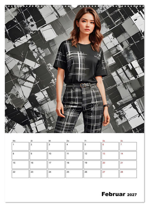 Schachspiel der Mode (CALVENDO Wandkalender 2027)