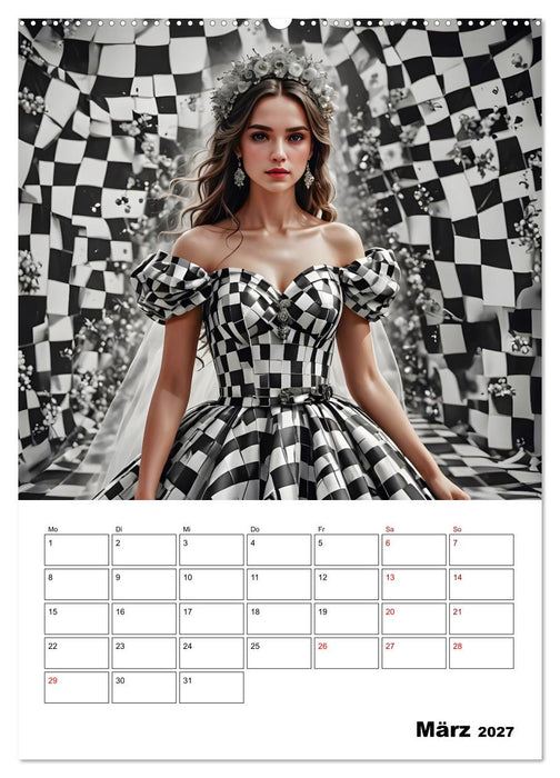 Schachspiel der Mode (CALVENDO Wandkalender 2027)
