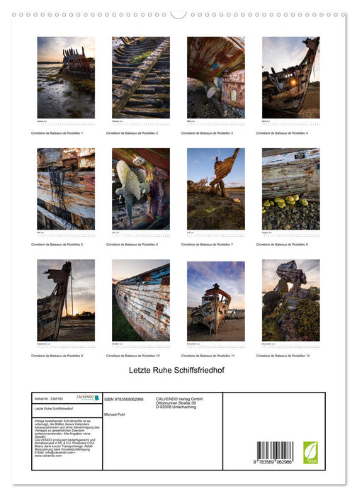Letzte Ruhe Schiffsfriedhof (CALVENDO Premium Wandkalender 2027)