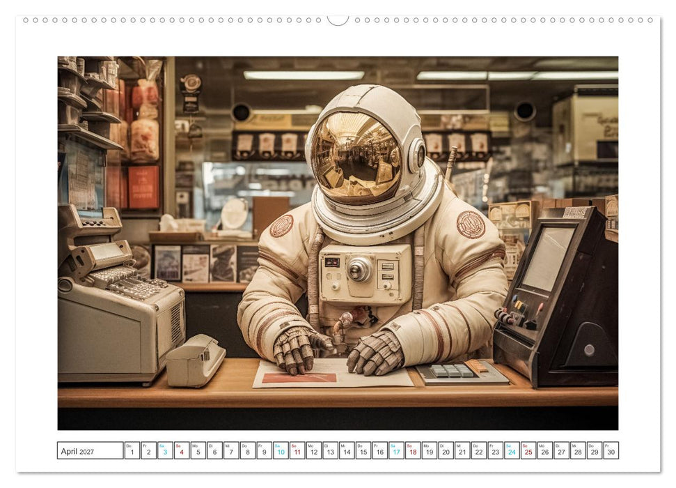 Astronauten Outfits (CALVENDO Premium Wandkalender 2027)