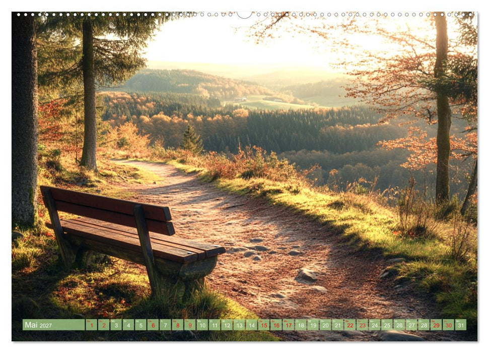 Wanderglück - Momente der Freiheit in der Natur (CALVENDO Premium Wandkalender 2027)