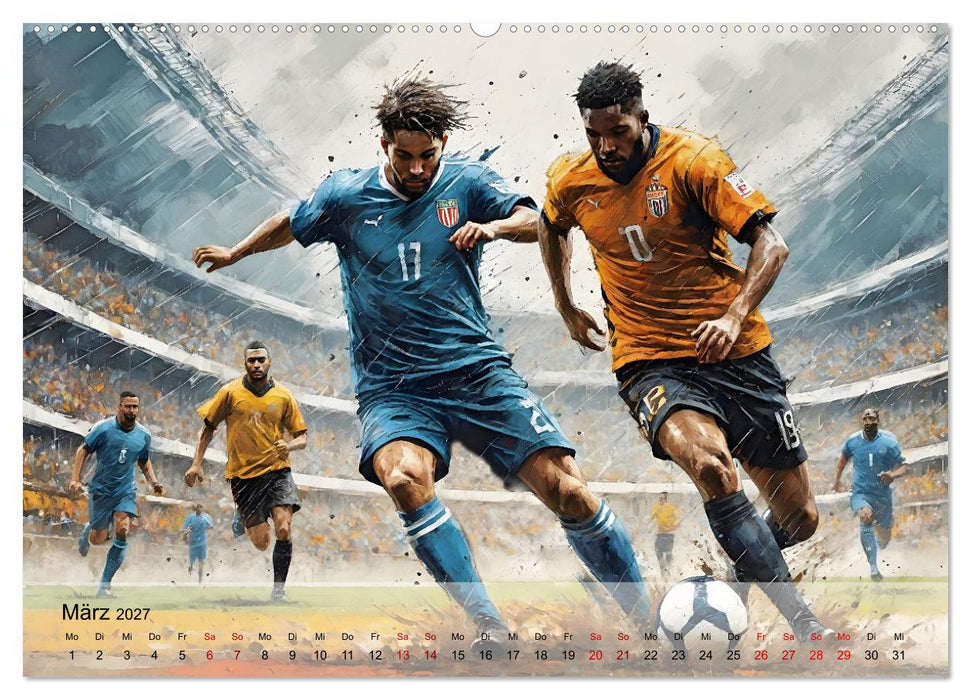 Fußball - Finale (CALVENDO Premium Wandkalender 2027)