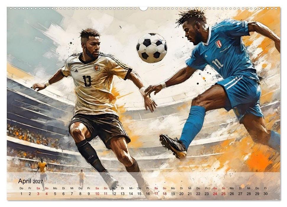Fußball - Finale (CALVENDO Premium Wandkalender 2027)
