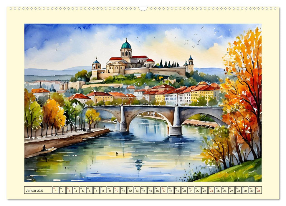 Reise durch Ungarn (CALVENDO Premium Wandkalender 2027)