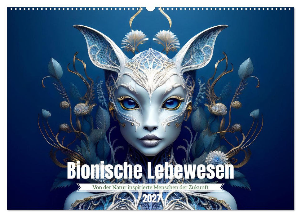 Bionische Lebewesen - Von der Natur inspirierte Menschen der Zukunft (CALVENDO Wandkalender 2027)
