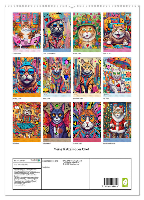 Meine Katze ist der Chef (CALVENDO Premium Wandkalender 2027)