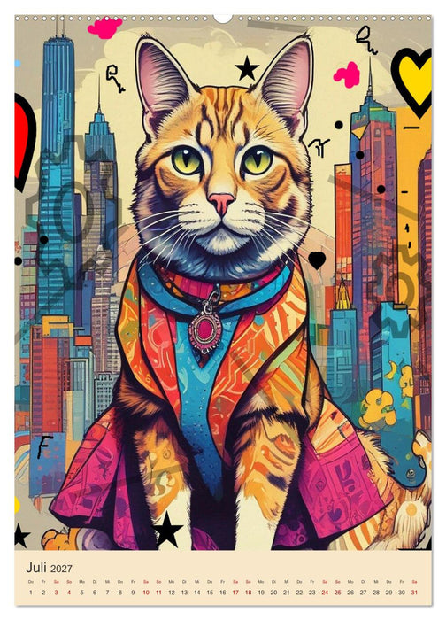 Meine Katze ist der Chef (CALVENDO Premium Wandkalender 2027)