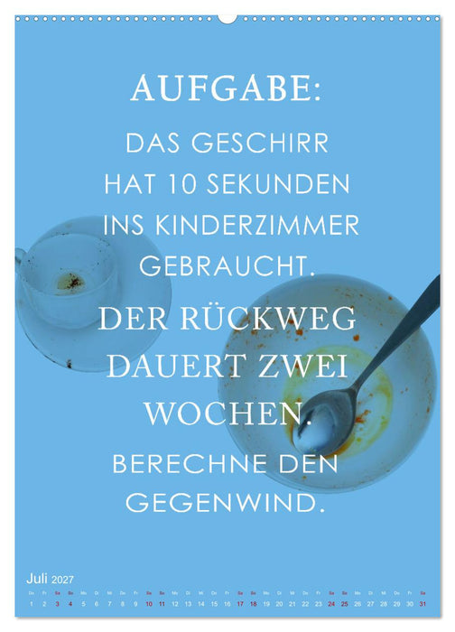Willkommen im Familienalltag (CALVENDO Premium Wandkalender 2027)