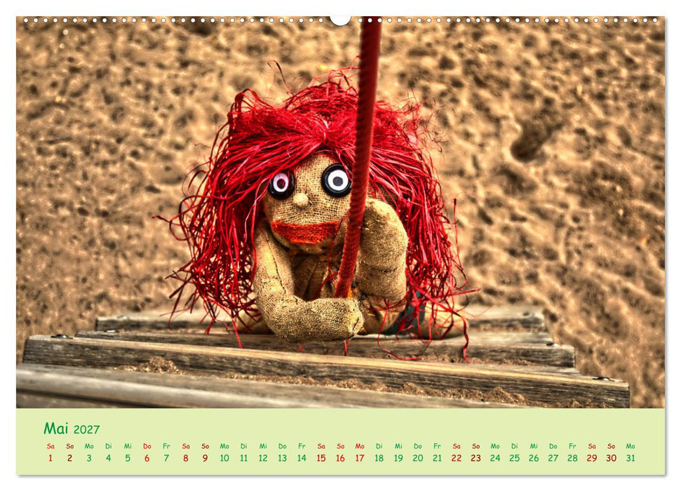 Mein Name ist Jute, wir sind auf dem Spielplatz (CALVENDO Premium Wandkalender 2027)