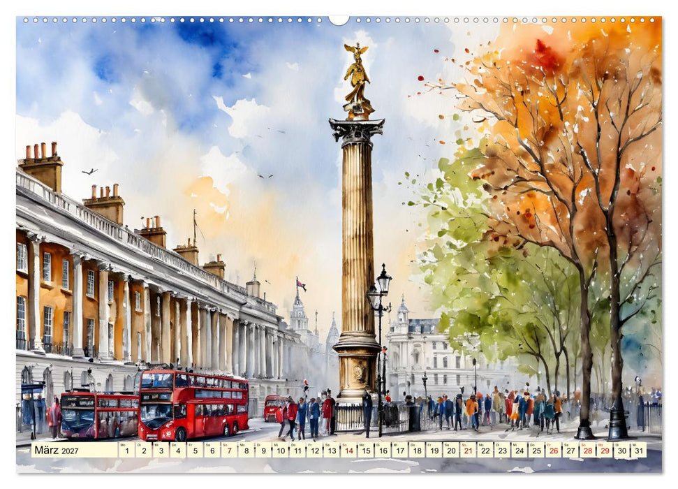 London - Metropole auf der Insel (CALVENDO Premium Wandkalender 2027)