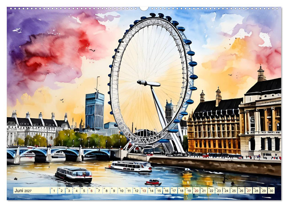 London - Metropole auf der Insel (CALVENDO Premium Wandkalender 2027)