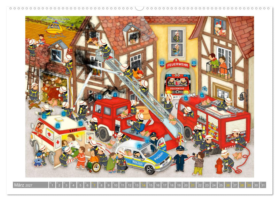 Wimmelig durch das Jahr (CALVENDO Wandkalender 2027)