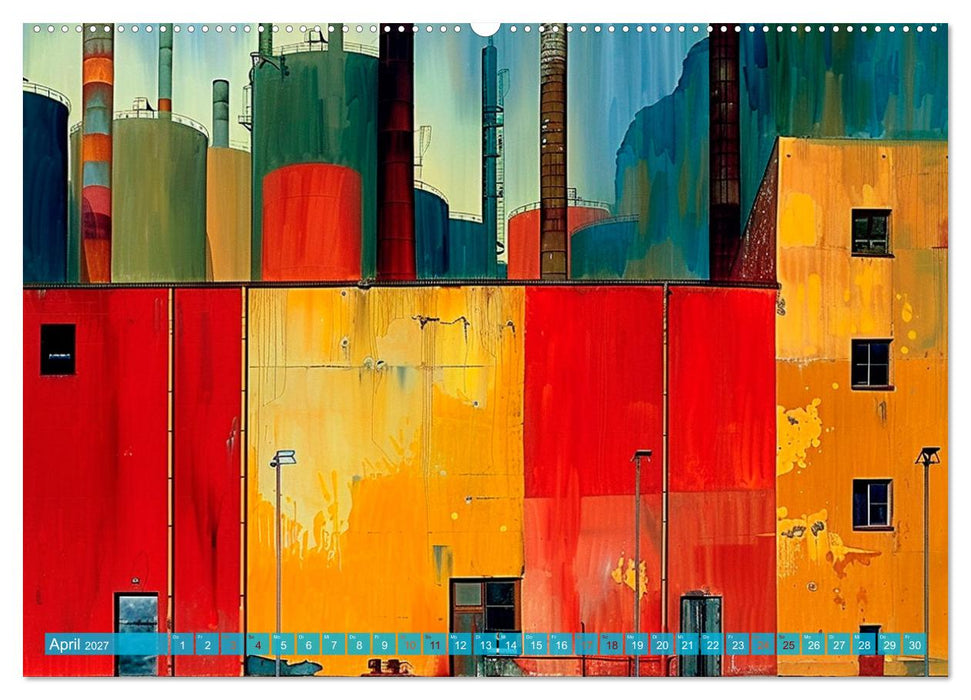 Zeitzeugen der Industrie: Symbol und Vergänglichkeit (CALVENDO Premium Wandkalender 2027)