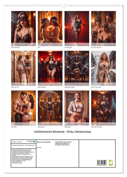 Verführerische Momente - Kinky Geheimnisse (CALVENDO Wandkalender 2027)