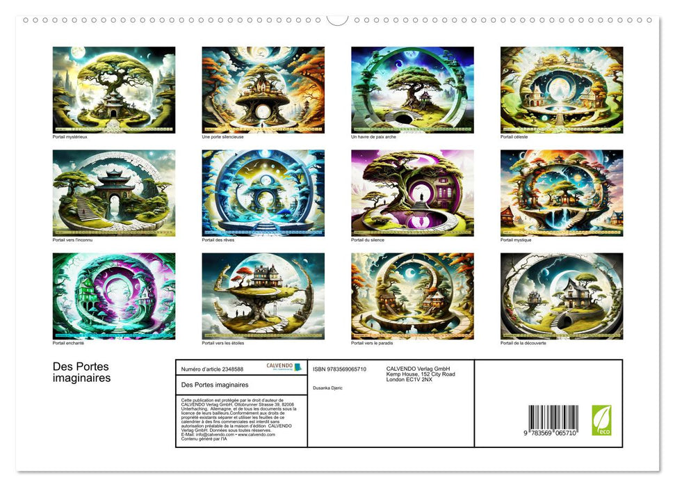 Des Portes imaginaires (CALVENDO Calendrier supérieur 2027)