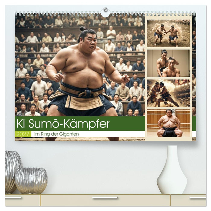 KI Sumo-Kämpfer Im Ring der Giganten (CALVENDO Premium Wandkalender 2027)