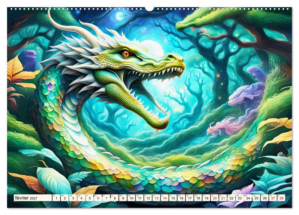 Gardiens mystiques (CALVENDO Calendrier mensuel 2027)